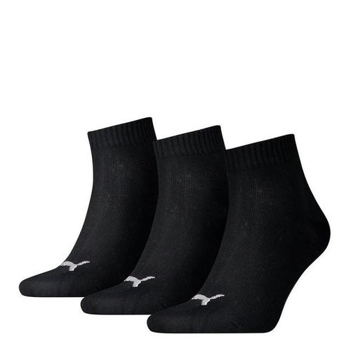 PUMA Herren Socken UNISEX QUARTER PLAIN 3P Black