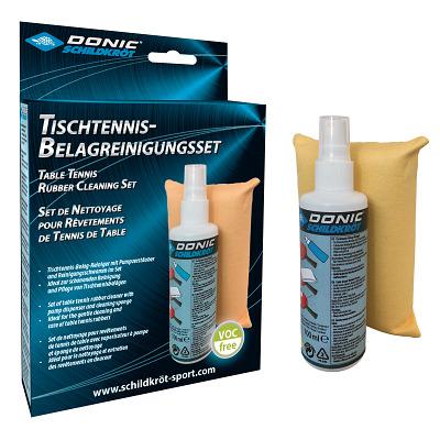 DONIC SCHILDKRÖT BELAGREINIGUNGSSET, SCHWAMM+1 - in Grau