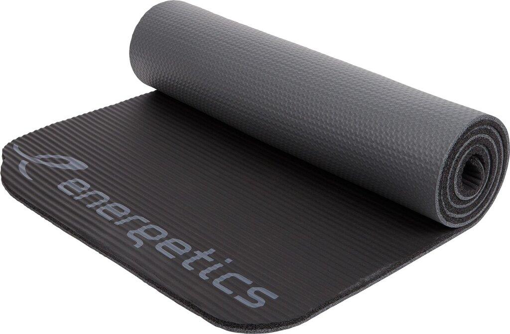 ENERGETICS Fitnessmatte / Gymnastikmatte "NBR Professional" - in Grau