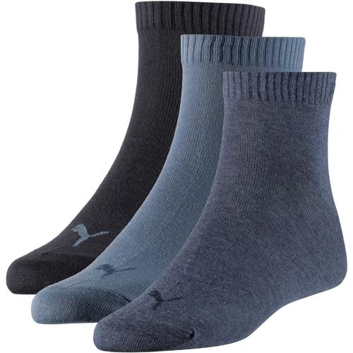 PUMA Herren Socken UNISEX QUARTER PLAIN 3P Denim Blue