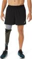 ASICS Herren Shorts ROAD 2-N-1 5IN SHORT XXL in Schwarz