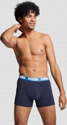 PUMA Herren Retropants Basic Boxer 2P 2er Pack True Blue