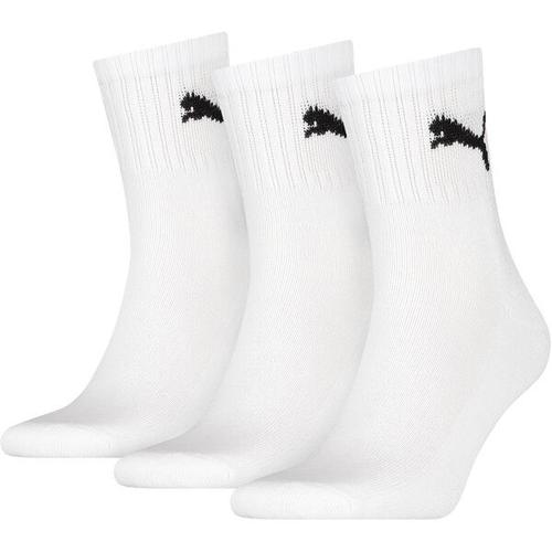 PUMA Herren SHORT CREW 3P UNISEX White