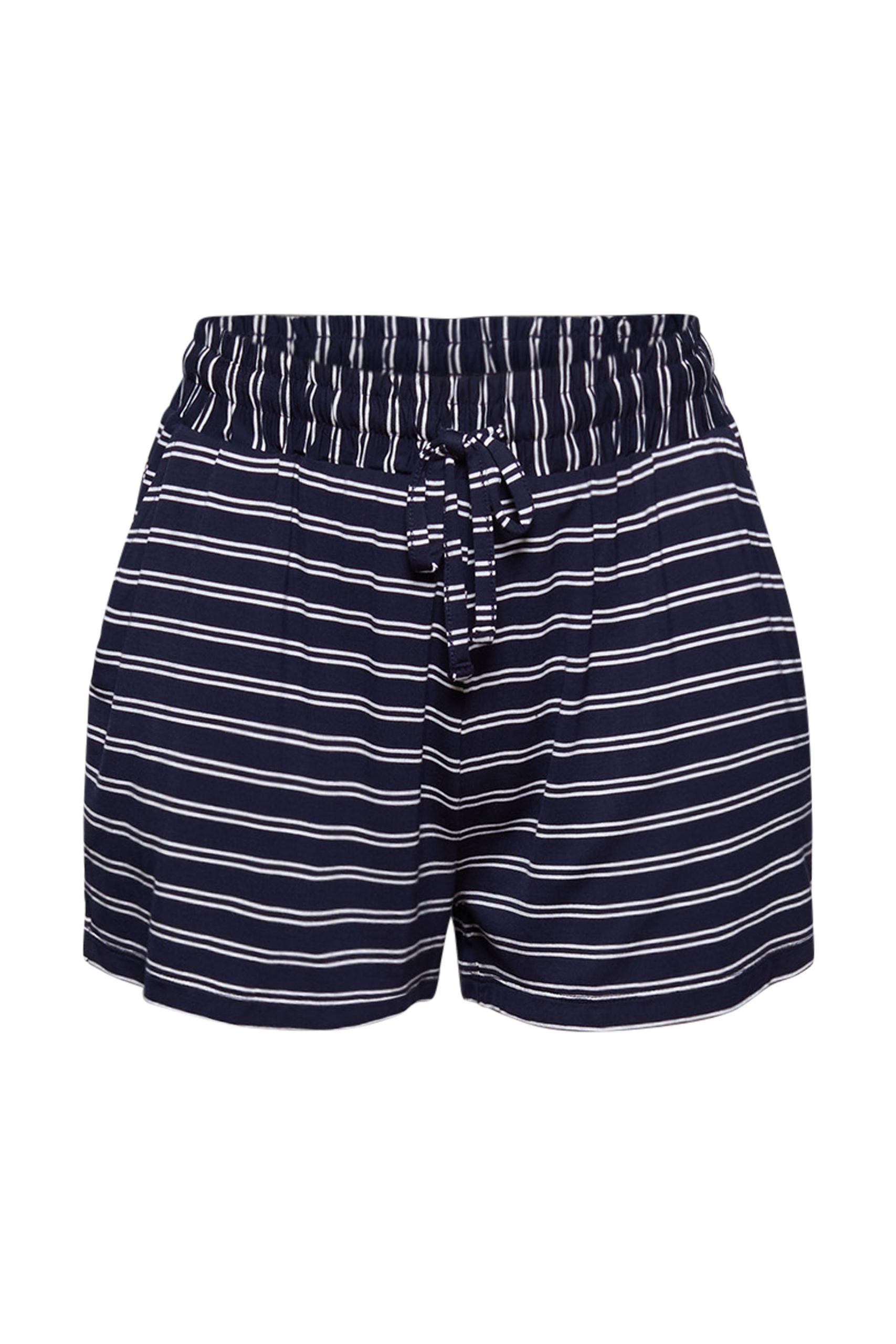 Jersey-Shorts aus LENZING™ ECOVERO™ M - Navy 2