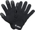 JAKO Unisex Feldspielerhandschuhe Fleece 4 in Schwarz