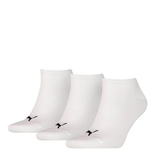 PUMA Herren Socken UNISEX SNEAKER PLAIN 3P White
