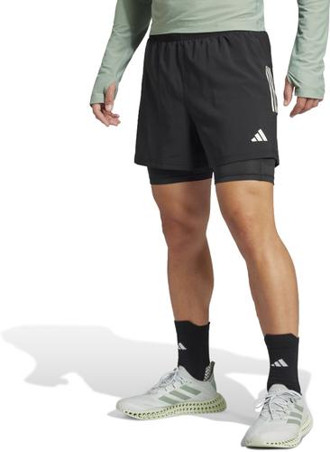 ADIDAS Herren Shorts Own the Run CLIMACOOL 2-in-1 XXL in Schwarz