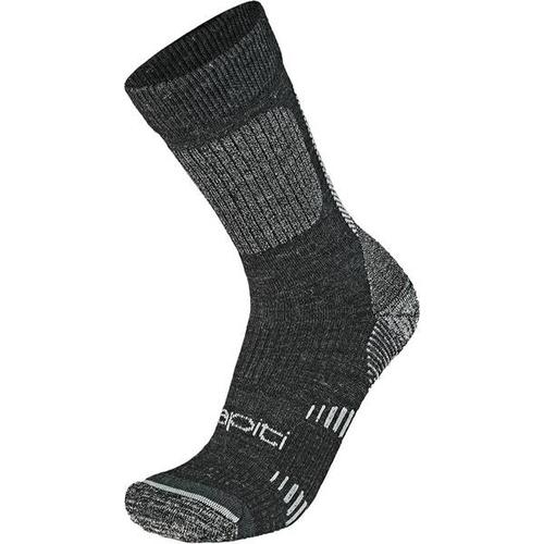 WAPITI Herren Socken Wandersocken S06 Merino Tech 39-41 in Schwarz