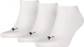 PUMA Herren Socken UNISEX SNEAKER PLAIN 3P White