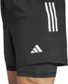 ADIDAS Herren Shorts Own the Run CLIMACOOL 2-in-1 XXL in Schwarz
