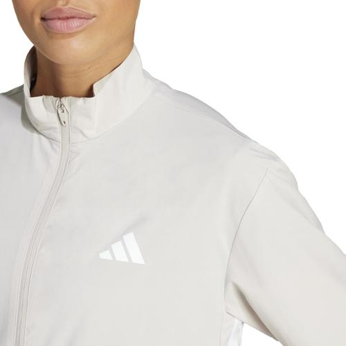 ADIDAS Damen Unterjacke Train Essentials 3-Streifen Woven Warm-Up XS in Grau