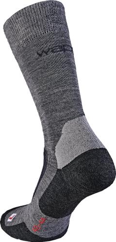 WAPITI Herren Socken Wandersocken S02 Merino All Season 45-47 in Grau