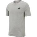 NIKE M NSW CLUB TEE DK GREY HEATHER/BLACK