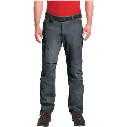 MAIER SPORTS Herren Hose Tajo 2 He-Zip Off Hose el. (kurz) 26 in Grau