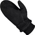 ARECO Kinder Handschuhe Fleecefäustling Juniors 4 in Schwarz