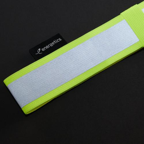 ENERGETICS Accessoire Reflektor Reflective Elastic Band - in Silber