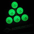 DONIC SCHILDKRÖT TT-Ball GLOW IN THE DARK POLY 40+, 6 Stück - in Schwarz