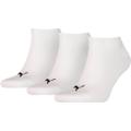 PUMA Herren Socken UNISEX SNEAKER PLAIN 3P White