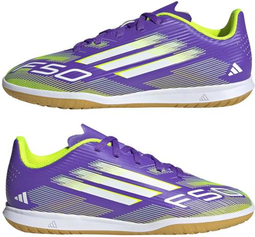ADIDAS Kinder Fussball-Hallenschuhe F50 Club Kids IN 33 in Silber
