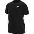 NIKE M NSW CLUB TEE BLACK/WHITE