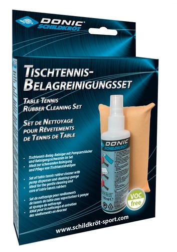 DONIC SCHILDKRÖT BELAGREINIGUNGSSET, SCHWAMM+1 - in Grau