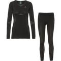 ODLO Damen Set Set long FUNDAMENTALS PERFORMANCE WARM XS in Schwarz