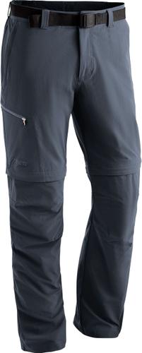 MAIER SPORTS Herren Hose Tajo 2 He-Zip Off Hose el. (kurz) 27 in Grau