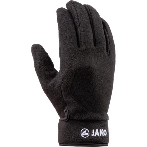 JAKO Unisex Feldspielerhandschuhe Fleece 4 in Schwarz