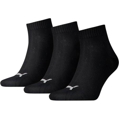 PUMA Herren Socken UNISEX QUARTER PLAIN 3P Black