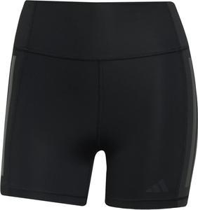 ADIDAS Damen Tight Optime 3-Streifen kurze (Länge 5 Zoll) S in Schwarz