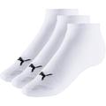 PUMA Herren Socken UNISEX SNEAKER PLAIN 3P White