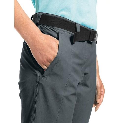 MAIER SPORTS Damen Caprihose Kluane Da-Capri el. 40 in Grau