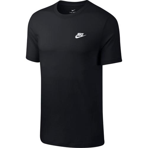 NIKE M NSW CLUB TEE BLACK/WHITE