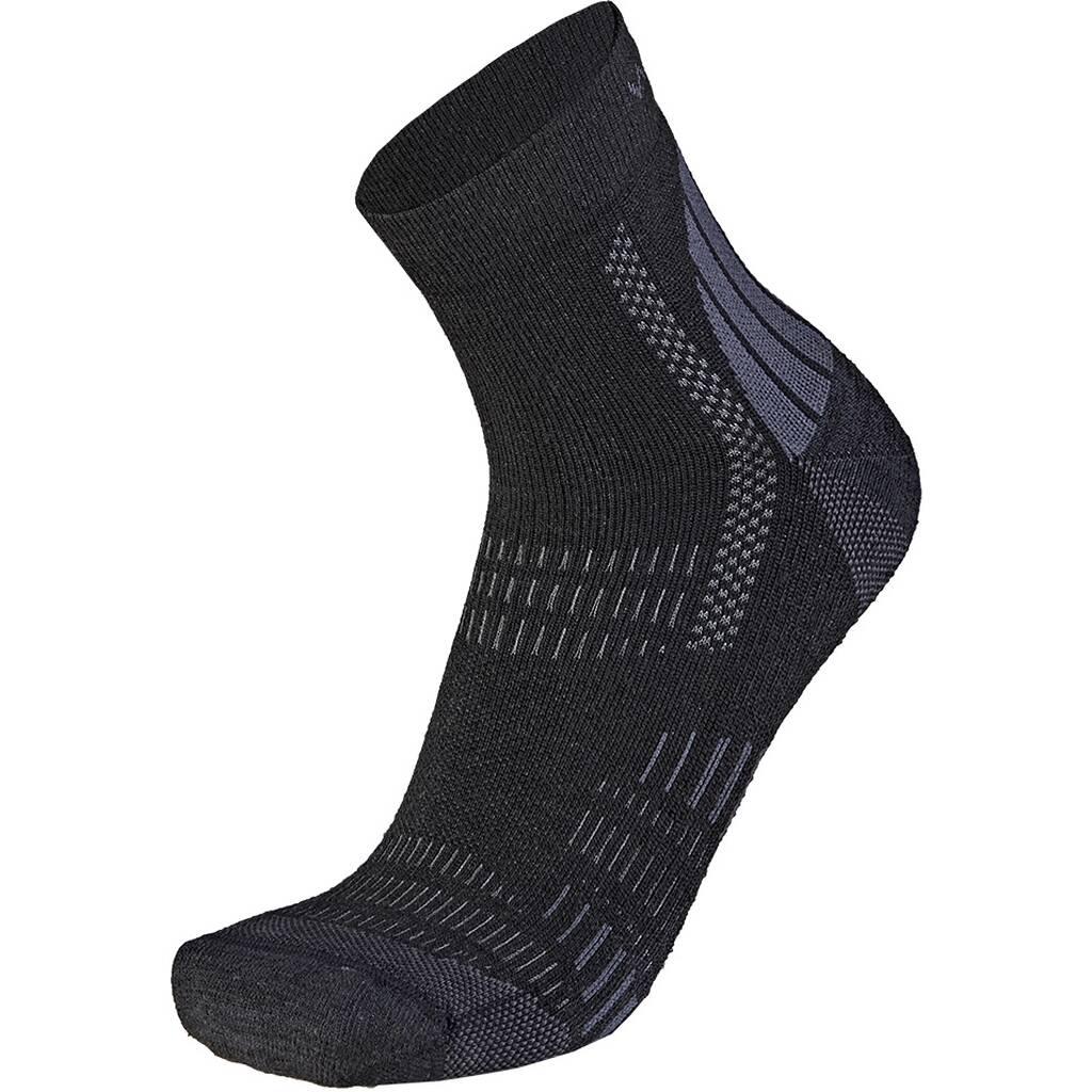 WAPITI Herren Socken Wandersocken S05 Merino Eco Mid 36-38 in Schwarz