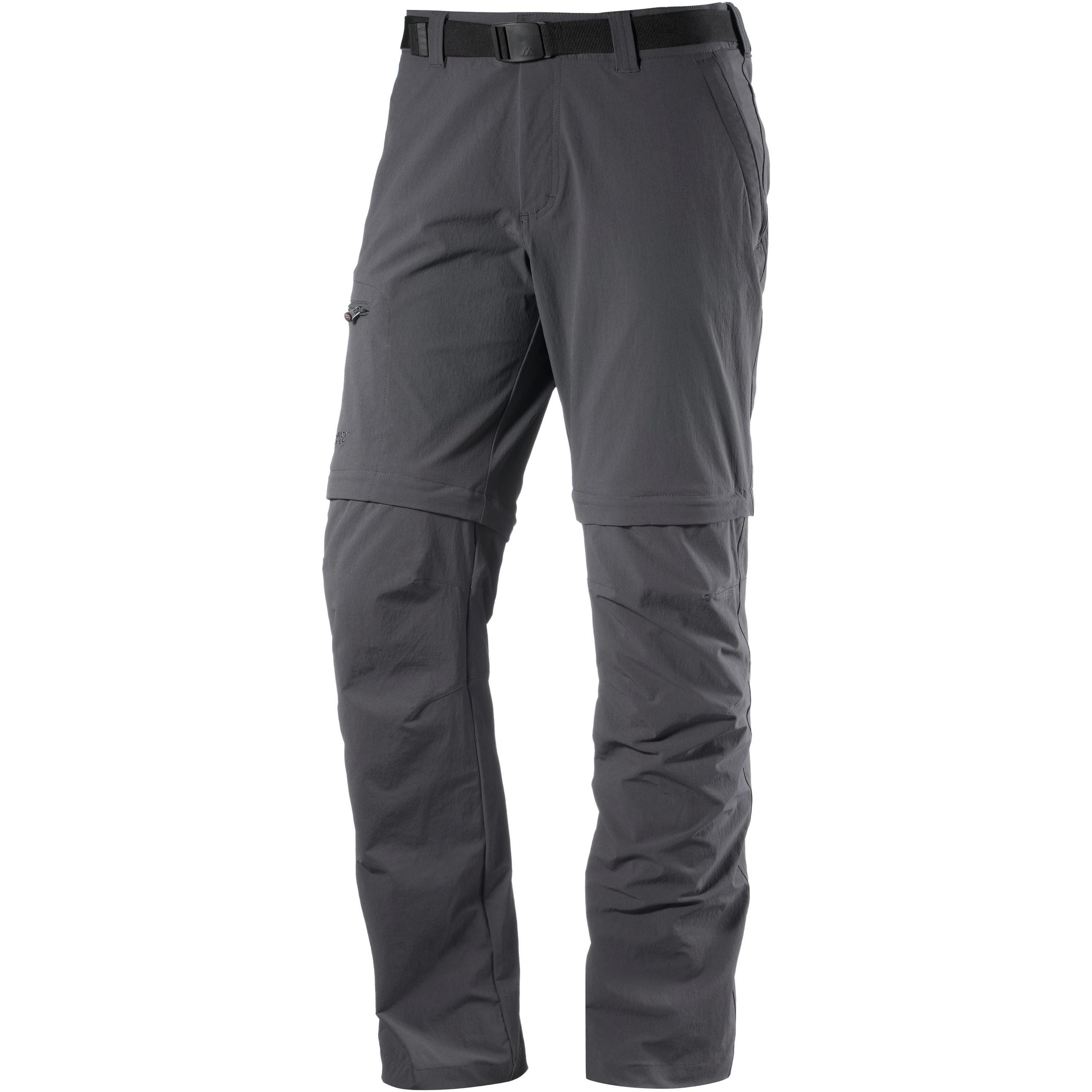 MAIER SPORTS Herren Hose Tajo 2 He-Zip Off Hose el. (kurz) 27 in Grau