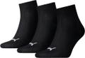 PUMA Herren Socken UNISEX QUARTER PLAIN 3P Black