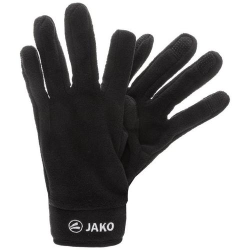 JAKO Unisex Feldspielerhandschuhe Fleece 4 in Schwarz