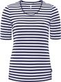 SCHNEIDER SPORTSWEAR Damen Leisure-1/2-Arm-Shirt DESYW Weiß / dunkelblau