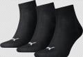 PUMA Herren Socken UNISEX QUARTER PLAIN 3P Black