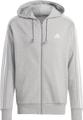 ADIDAS Herren Kapuzensweat M 3S FT FZ HD S in Grau