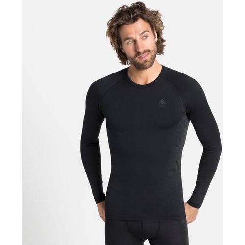 ODLO Herren Unterhemd BL TOP Crew neck l/s PERFORMAN