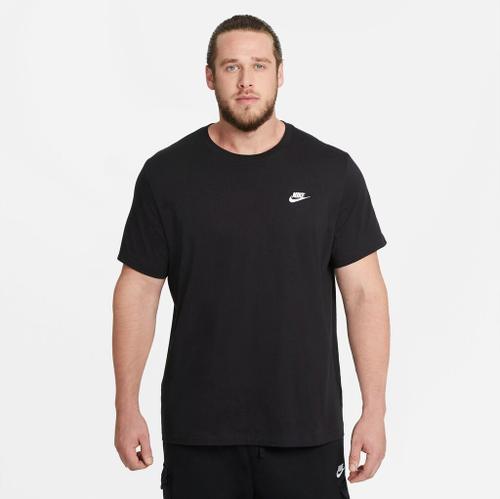 NIKE M NSW CLUB TEE BLACK/WHITE