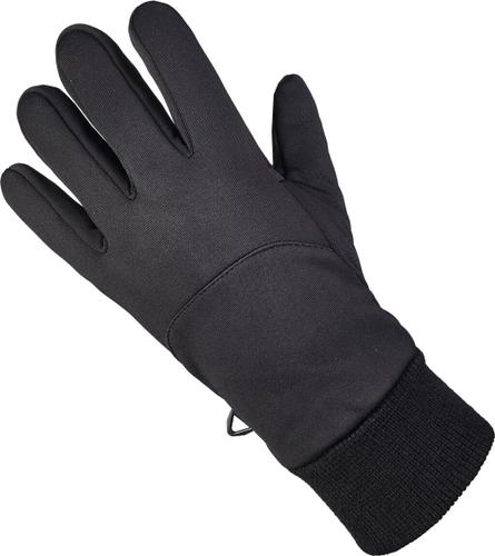 ARECO Softshellhandschuh Microfleece Touch 5 in Schwarz