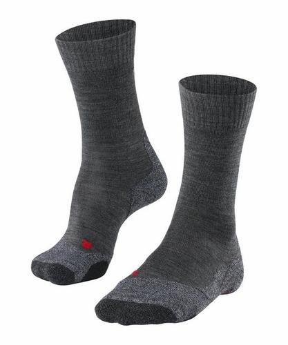 FALKE TK2 Damen Socken 35-36 in Grau