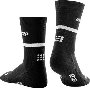 CEP Damen the run socks, mid cut, v4 II in Schwarz