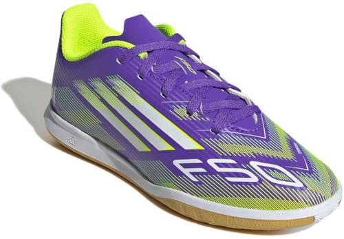 ADIDAS Kinder Fussball-Hallenschuhe F50 Club Kids IN 33 in Silber
