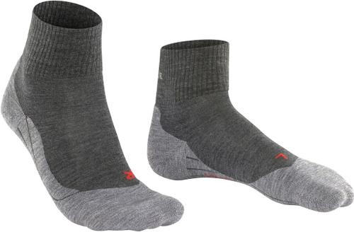 FALKE TK5 Short Herren Socken 44-45 in Grau