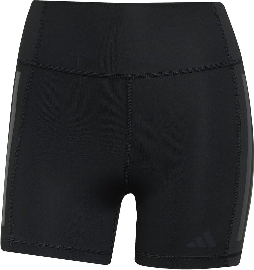 ADIDAS Damen Tight Optime 3-Streifen kurze (Länge 5 Zoll) M in Schwarz