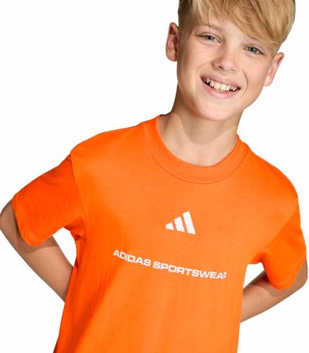 ADIDAS Kinder Shirt Slogan Single Jersey