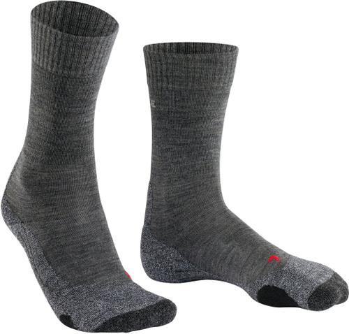 FALKE Herren Wandersocken TK2 Asphaltgrau